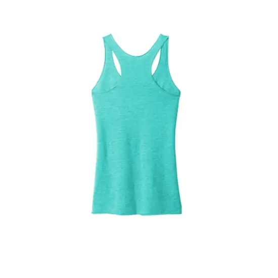 Next Level Women's Tri-Blend Racerback Tank Tahiti Blue {5}