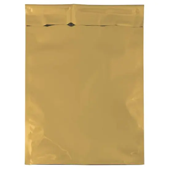 JAM Paper 10" x 13" Open End Foil Envelopes, 25ct. Gold {4}