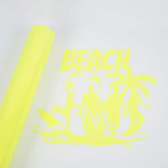 Glittery Heat Transfer Vinyl by Make Market&reg; Bright Yellow {4}