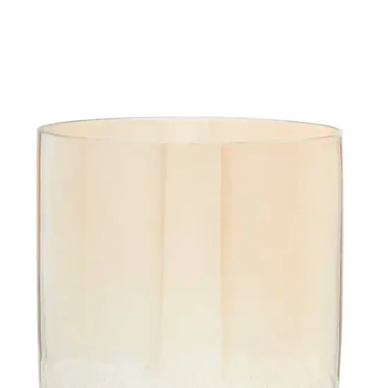 16" Gold Glass Traditional Candle Holder {4}