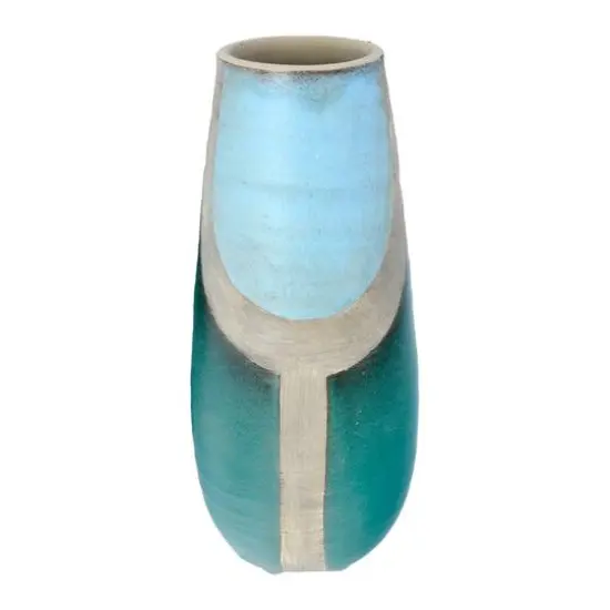 Hello Honey&reg; 13" Terracotta Vase with Hand-Painted Design {8}