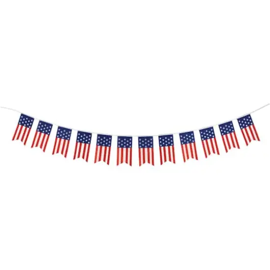 9.75ft. USA Flag Hanging Wall Banner {1}