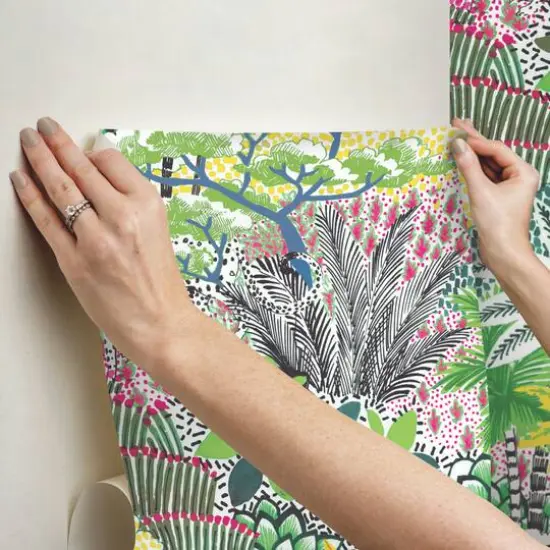 RoomMates Tamara Day Jungle Vibe Peel & Stick Wallpaper {9}