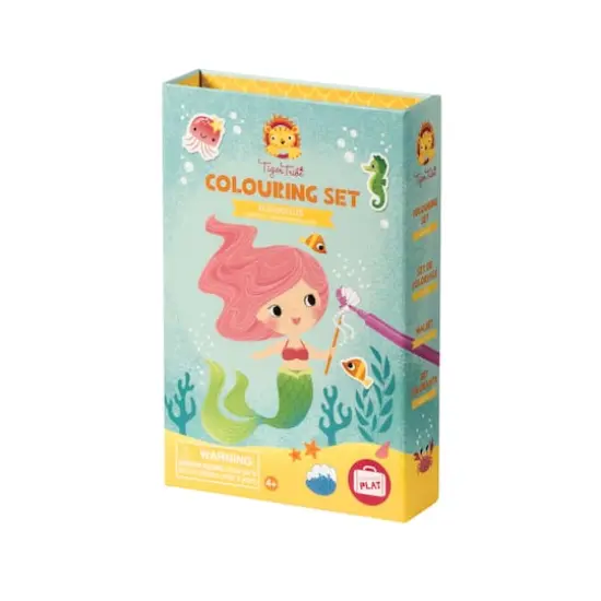 Tiger Tribe Mermaids Coloring Set with Markers & Stickers {3}