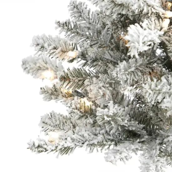 3ft. Pre-Lit West Virginia Spruce Artificial Christmas Tree, Clear LED Lights {4}