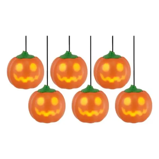 6ct. Animated Jack-O'-Lantern LED String Lights by Ashland&reg; {1}