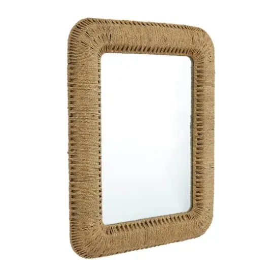 Brown Iron Bohemian Wall Mirror, 40" x 32" x 3" {3}