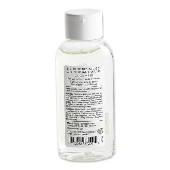 European Soaps Hand Purifying Gel, 3.4oz. Cucumber {4}
