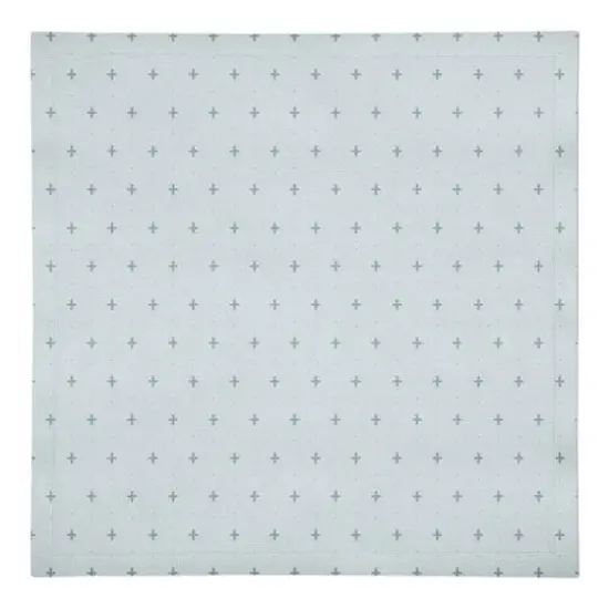 Plus Cotton Twill Napkin Blue/Blue {1}