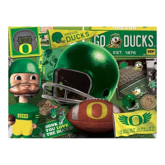 College Team Retro Series 500 Piece Puzzle Oregon Ducks {5}