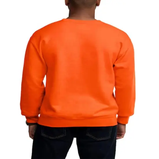 Fruit of the Loom Eversoft Fleece Crew SweatshirtSafety Orange {6}