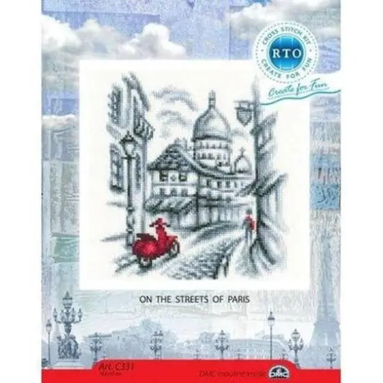 RTO Cross-stitch Kit "On the streets of Paris" {3}