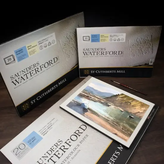 Saunders Waterford&reg; 9" x 12" CP Surface Watercolor Paper Block {3}