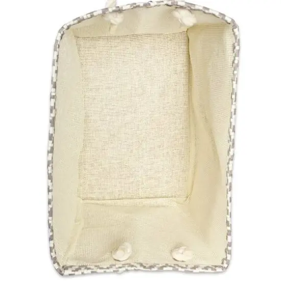 DII&reg; Medium Gray Tweed Rectangular Paper Bin {4}