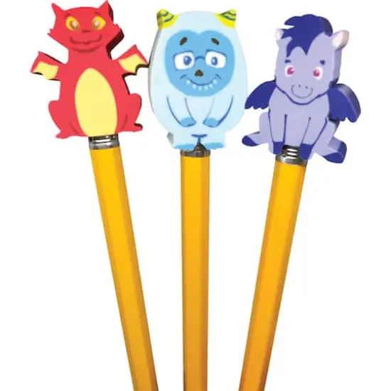 Teacher Created Resources Whatsits™ Fantasy Friends Collectible Erasers Mystery Pack, 2 Packs of 20 {4}