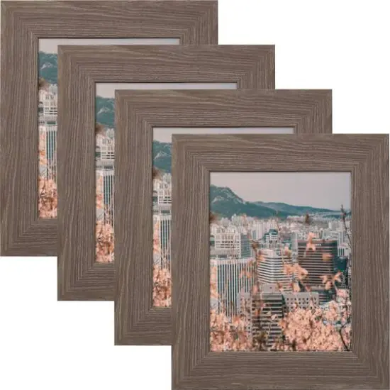 4 Pack: Craig Frames American Barn Farmhouse Gray Picture Frame {7}