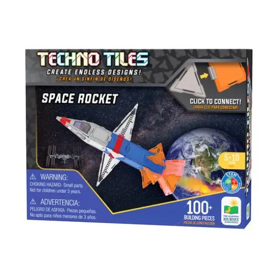 Techno Tiles - Space Rocket: 100+ Pcs {1}