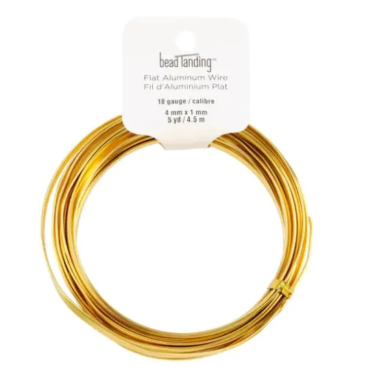 18 Gauge Gold Flat Wire by Bead Landing&trade; {4}