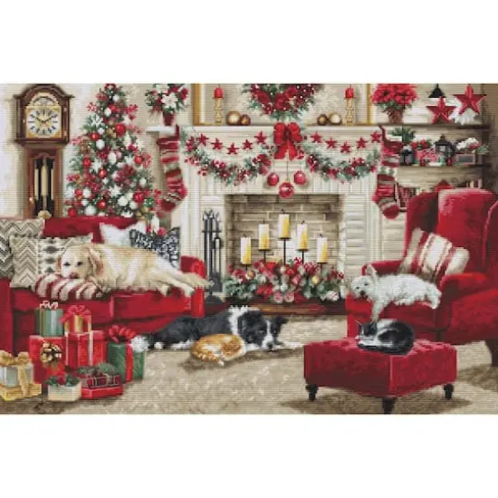Luca-S Pets Interior Counted Cross Stitch Kit {5}