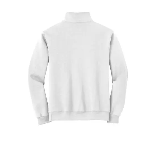 JERZEES&reg; NuBlend&reg; 1/4-Zip Cadet Collar Sweatshirt White {5}