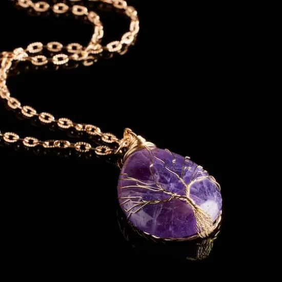 Signature Amethyst Wire Wrapped Pendant by Bead Landing&trade; {3}