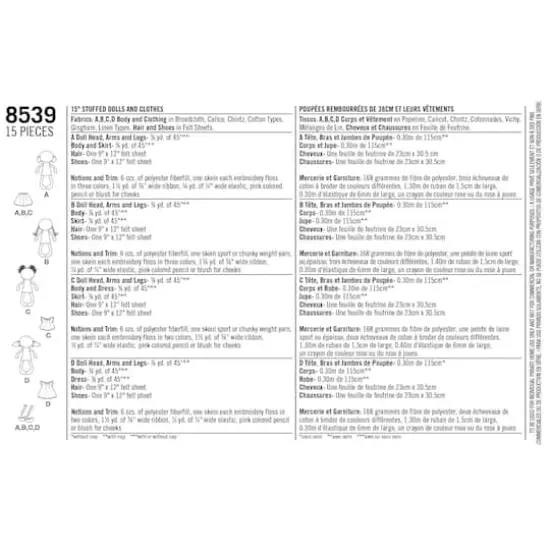 Simplicity&reg; Pattern CS8539 (One Size) {3}