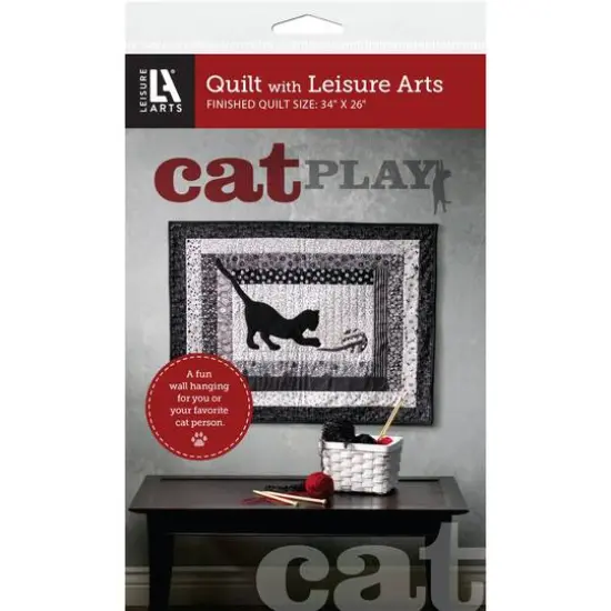 Leisure Arts&reg; Cat At Play Quilt Pattern {1}