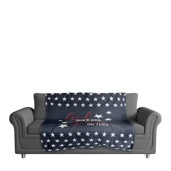 God Shed His Grace On Thee Coral Fleece Blanket {4}