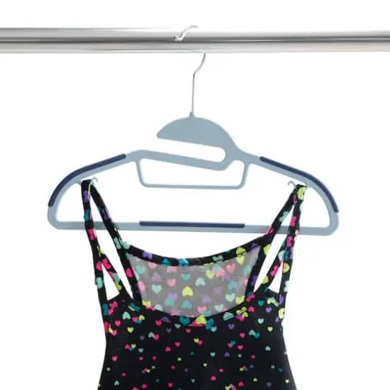 Simplify Kids Collar Saver Ultimate Hangers, 12ct. Blue {6}