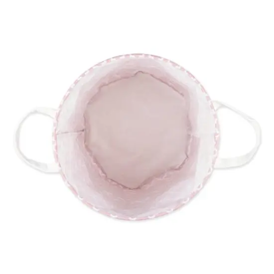 DII® Round Lattice PE-Coated Cotton Polyester Laundry Hamper Rose {7}