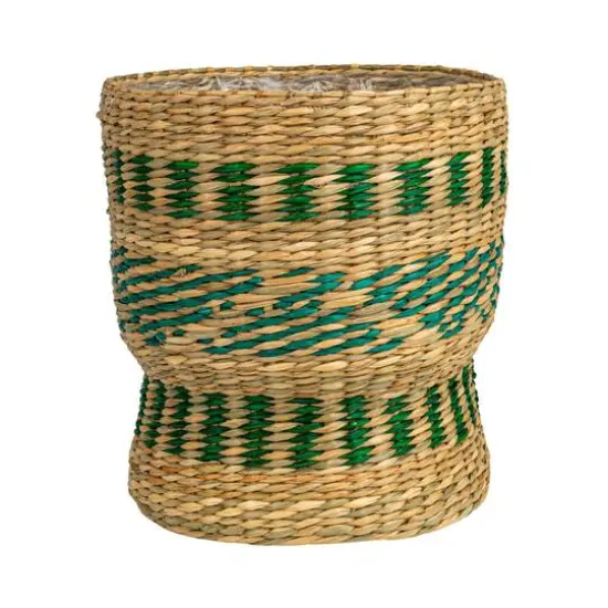 Hello Honey&reg; Green & Natural Verdant Seagrass Basket Set  {7}