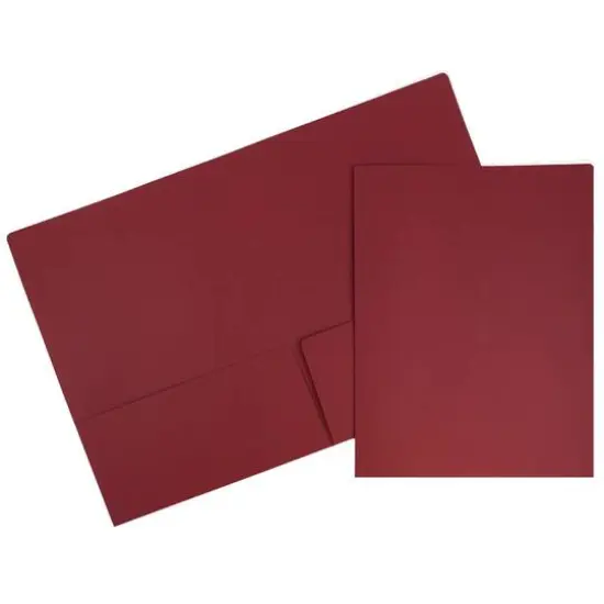 JAM Paper Premium Matte 2-Pocket Folders, 6ct. Dark Red {1}