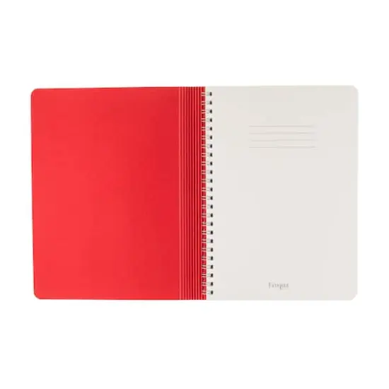 Fabriano® Ecoqua Plus Dotted A4 Hidden Spiral-Bound Notebook Red {7}