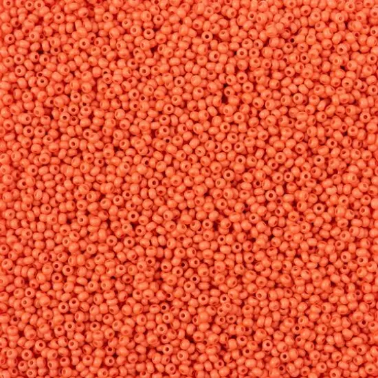 John Bead Terra Intensive 11/0 Matte Orange Czech Glass Seed Beads, 250g Assorted {1}