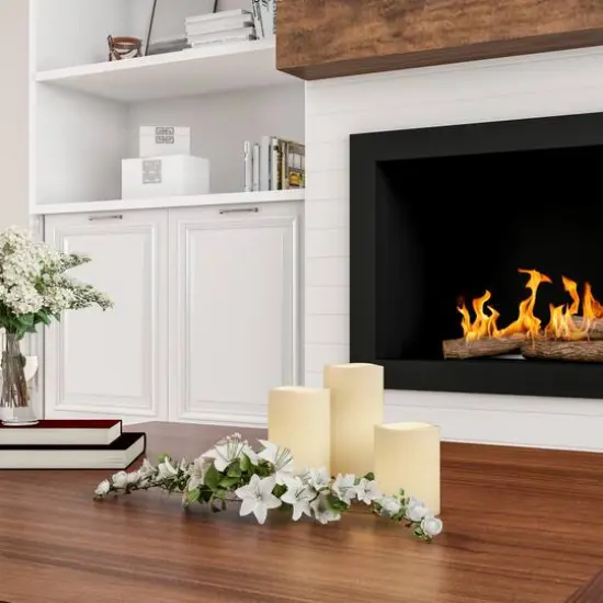 Hastings Home LED Flameless Candles & Remote Set {9}