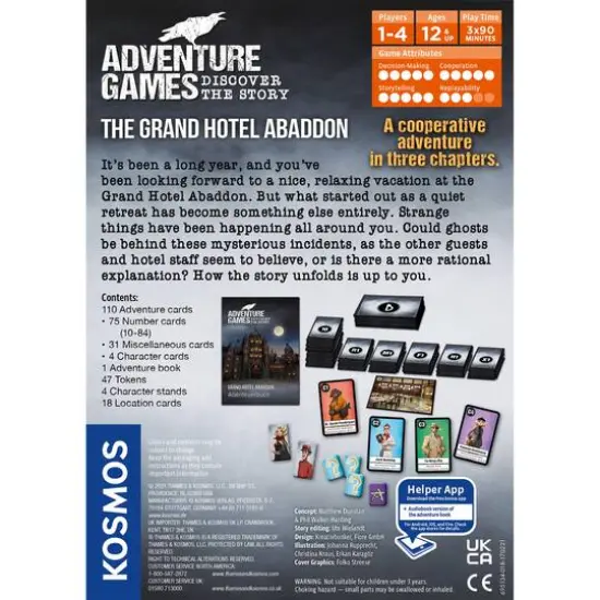 Thames & Kosmos Adventure Games: The Grand Hotel Abaddon {3}