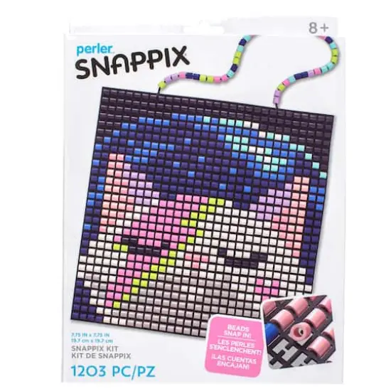Perler&trade; Snappix&trade; Astro Kitty Bead Craft Kit {1}