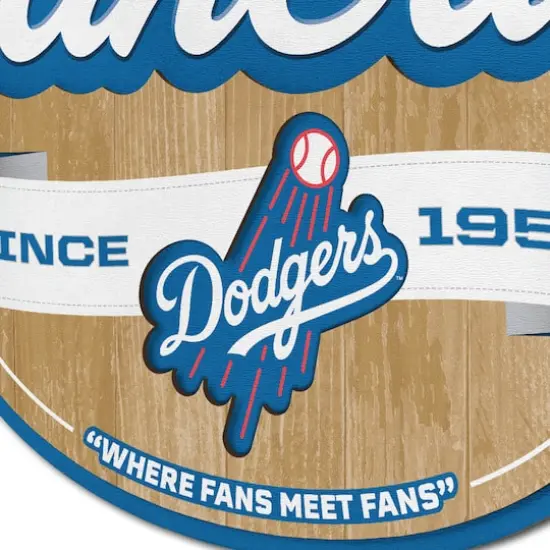 MLB Fan Cave Sign Los Angeles Dodgers {6}