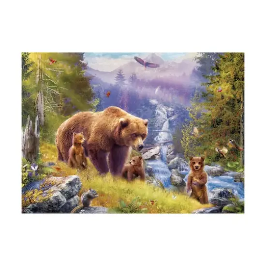 Jan Patrik - Grizzly Cubs Large Pieces Family Puzzle: 500 Pcs {1}