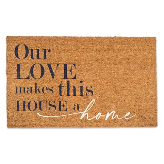 Our Love Makes This House a Home Doormat {1}