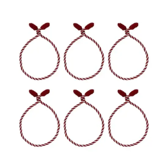 Haute Decor 20" Red & White Decorative Twist Ties, 6ct. {3}