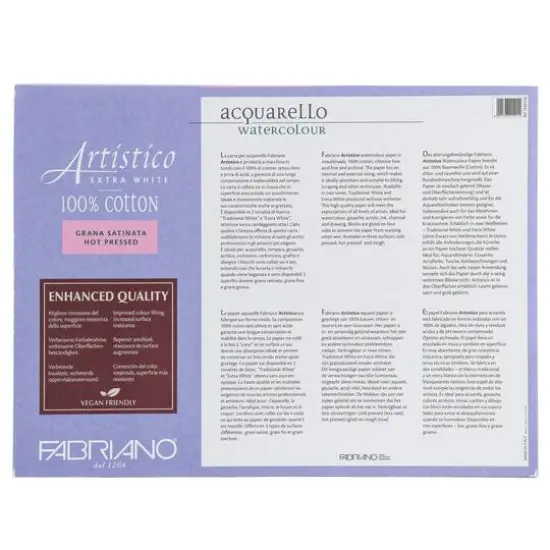Fabriano® Artistico Extra White Hot Press Watercolor Block {4}