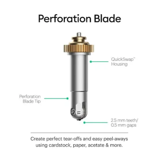 Cricut&reg;&nbsp;Basic Perforation Blade + QuickSwap&trade; Housing {4}