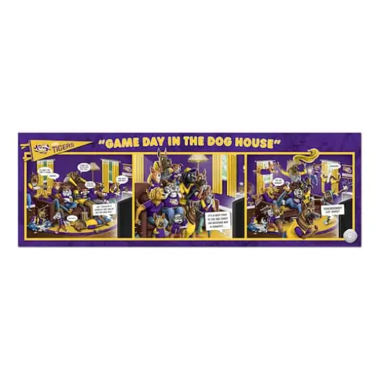 College Game Day in the Dog House 1,000 Piece Puzzle LSU Tigers {5}