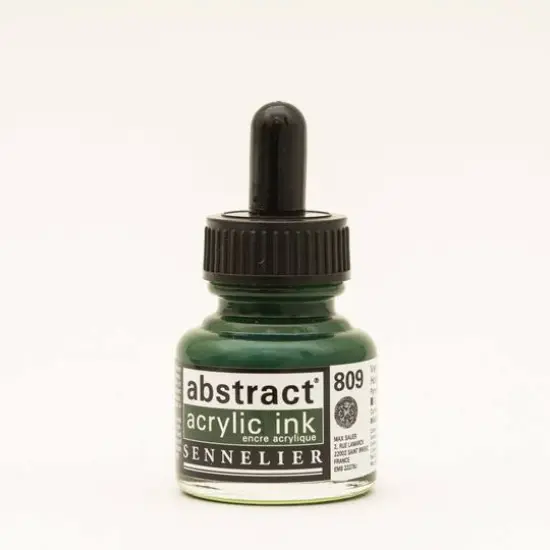 Sennelier Abstract Acrylic Ink, 30mL Hooker's Green {1}