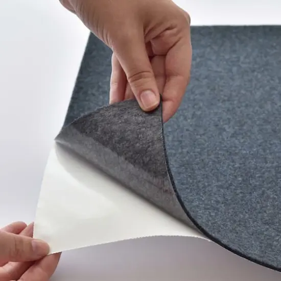 RoomMates Squares Acoustical Peel & Stick Tiles Navy {8}