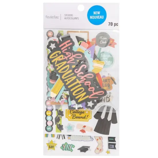 High School Graduation Sticker Flip Pack by Recollections&trade; {4}