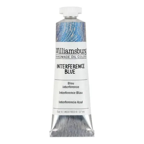 Williamsburg&reg; Artist Oil Colors, 37mL Interference Blue {1}