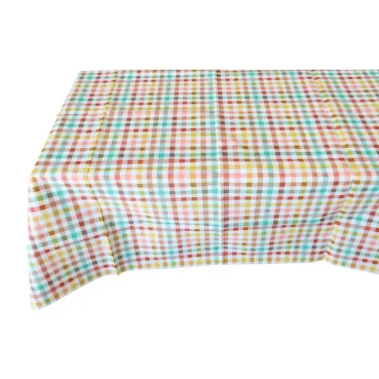 70" Multicolor Plaid Table Cover by Celebrate It&trade; {4}