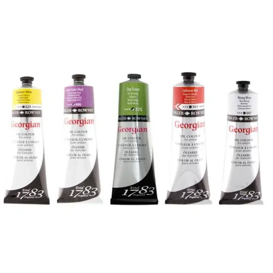 Daler-Rowney&reg; 225mL Georgian Oil Paint Van Dyke Brown Hue {2}